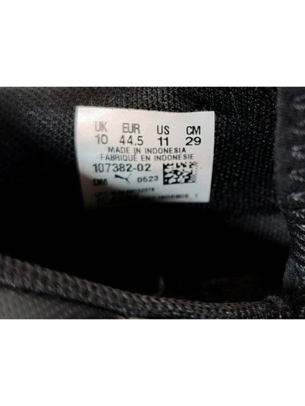 Puma Future Play It Indoor Soccer Shoes Men's 11 Black Silver 107382-02 - Picture 9 of 9